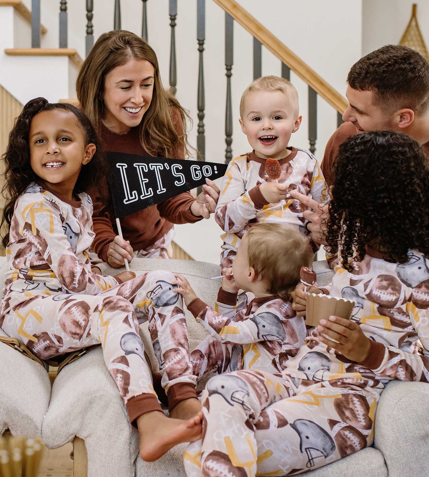 Football Season Organic Matching Women's Pajamas