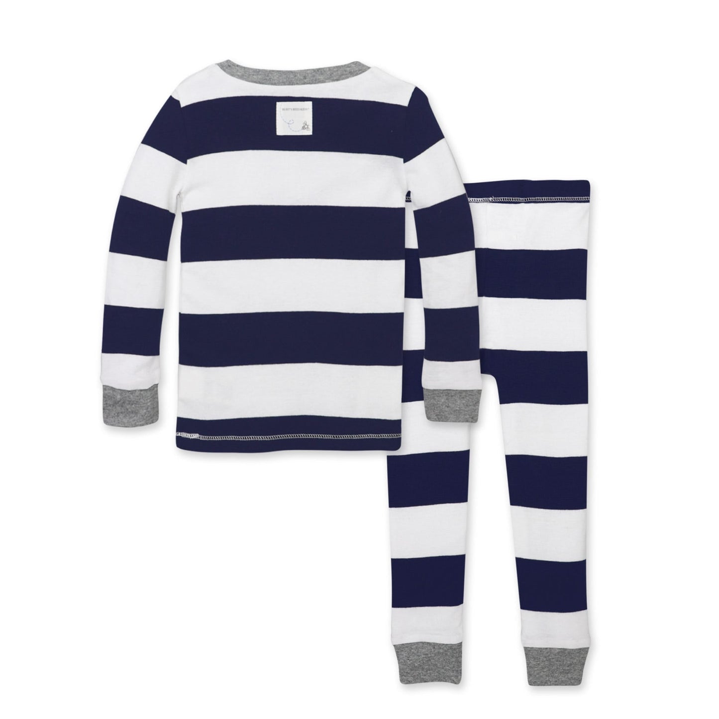 Rugby Stripe Organic Cotton Snug Fit Pajamas