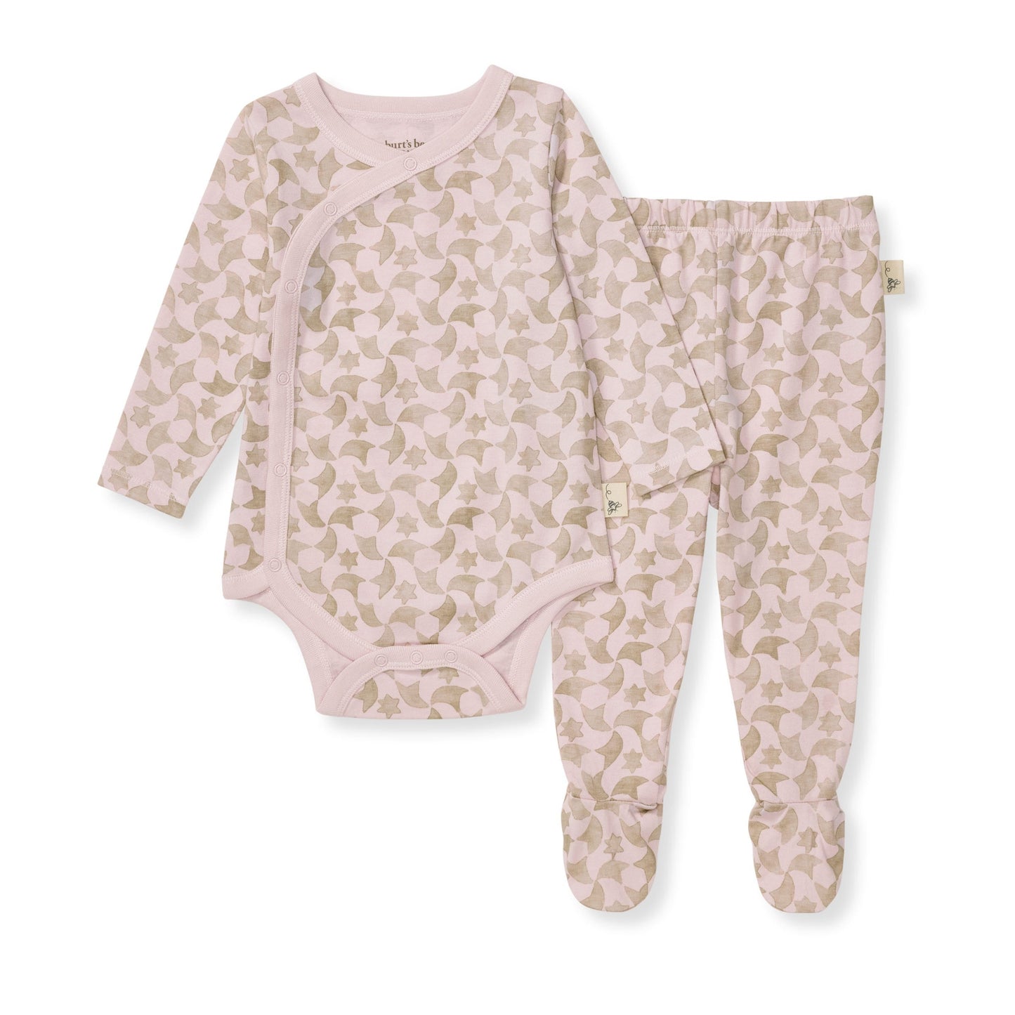 Starry Chalet Bodysuit & Pant Set - Chalky Pink