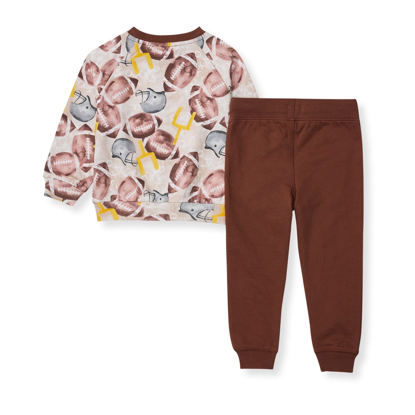 Football Season Organic Sweatshirt and Pants Set