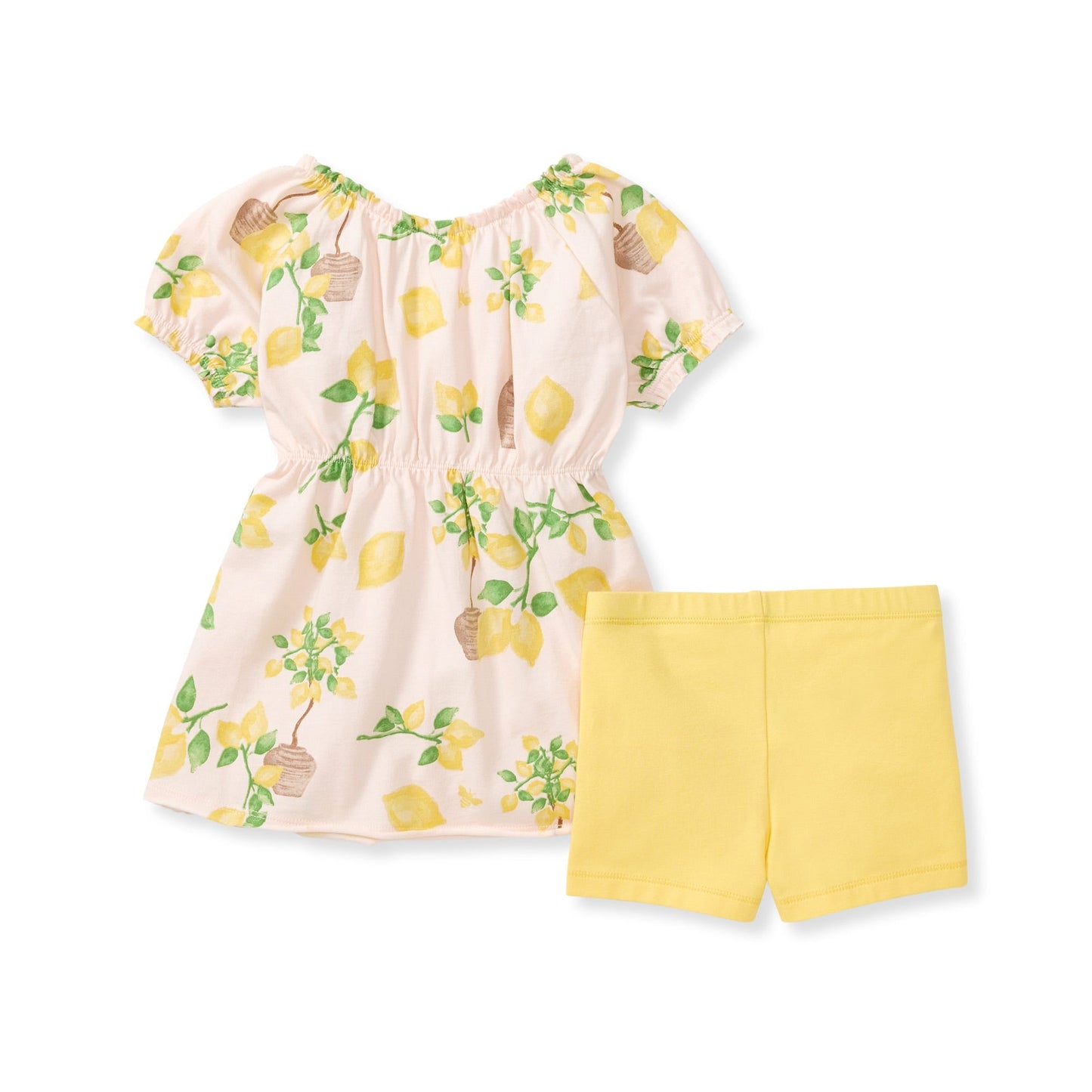 Island Lemons Organic Cotton Girl Top & Shorts Set