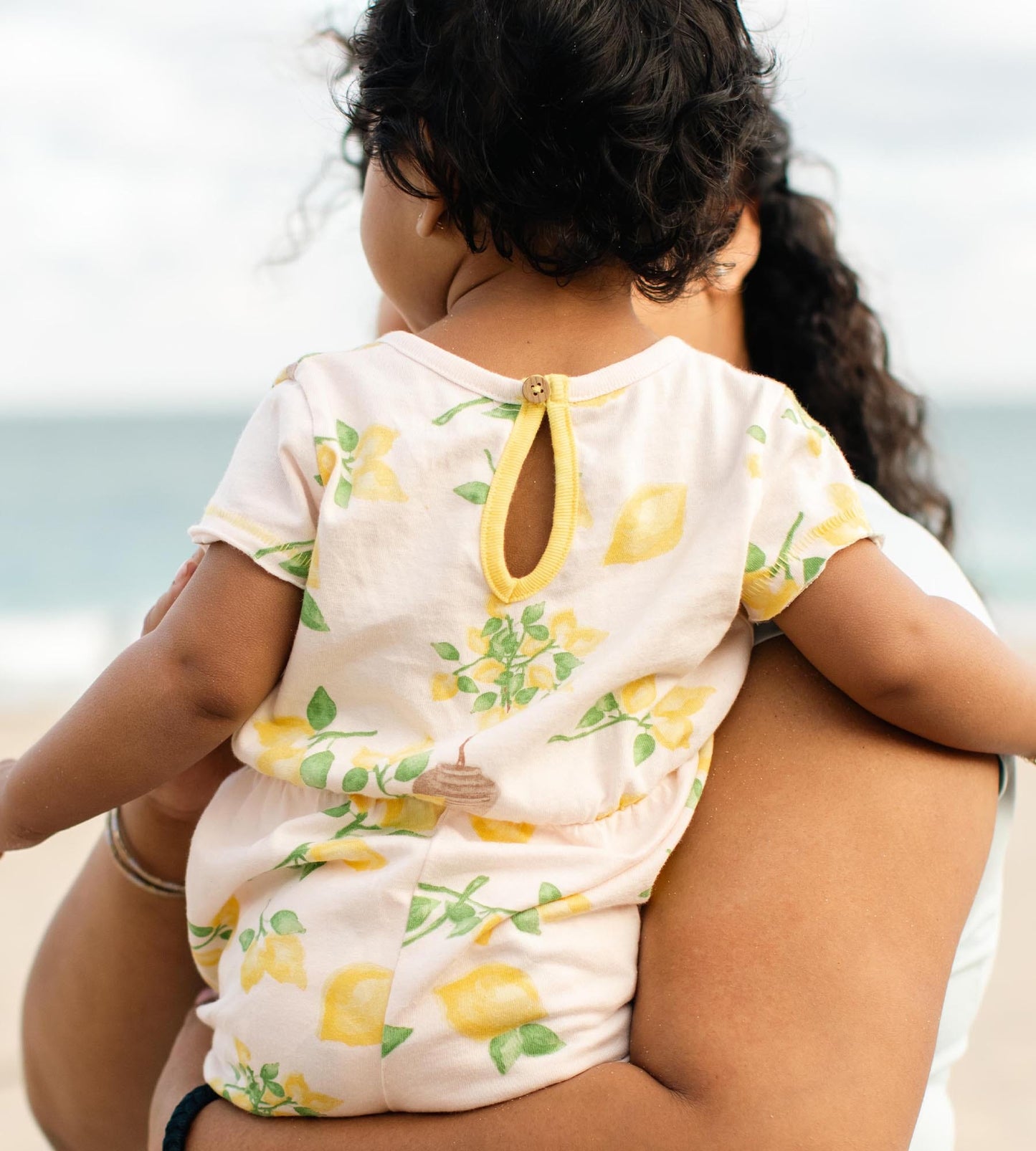 Island Lemons Organic Cotton Girl Romper