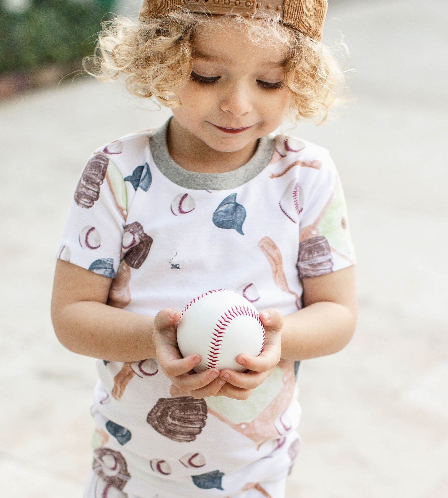 Baseball Organic Cotton Sleeper
