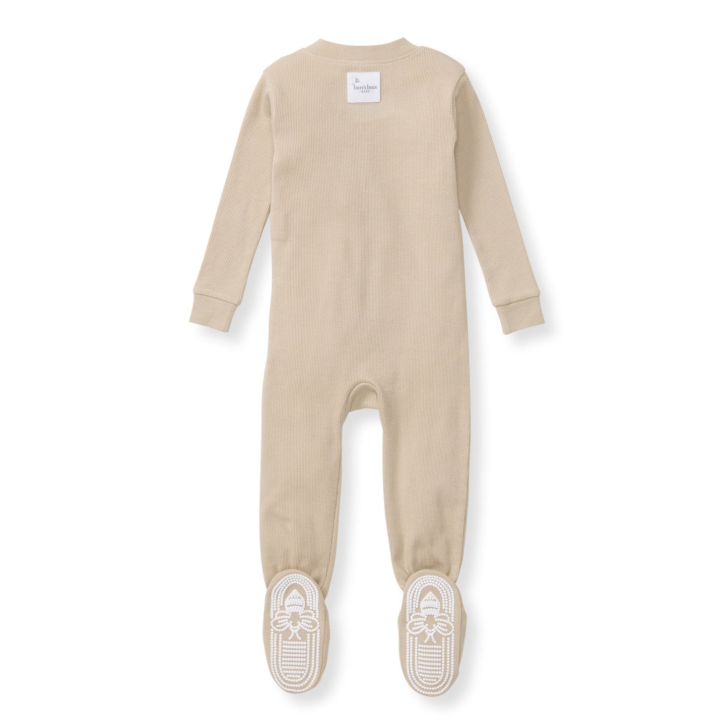 Solid Rib Organic Cotton Sleeper - Hummus