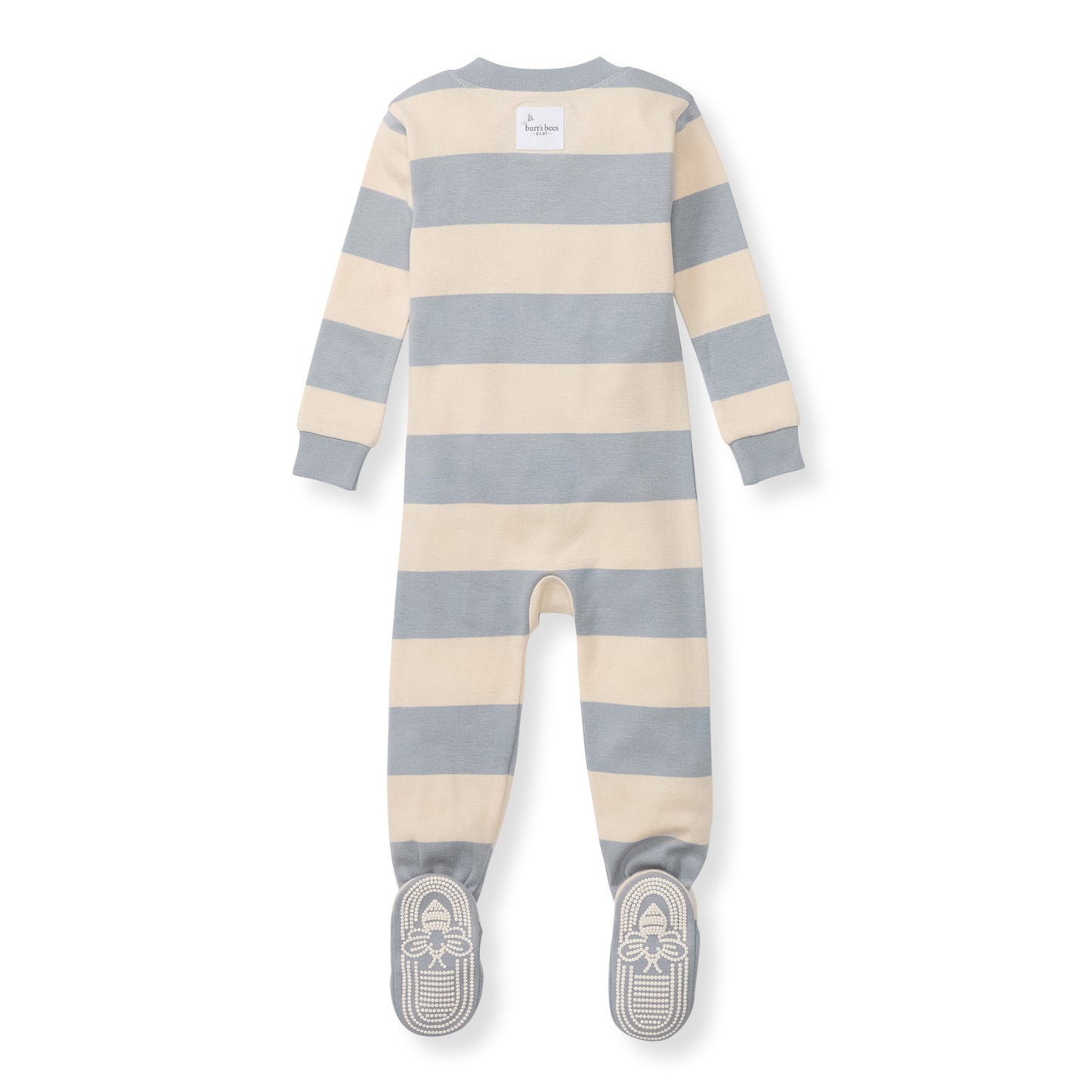 Rugby Stripe Organic Cotton Sleeper - Quarry
