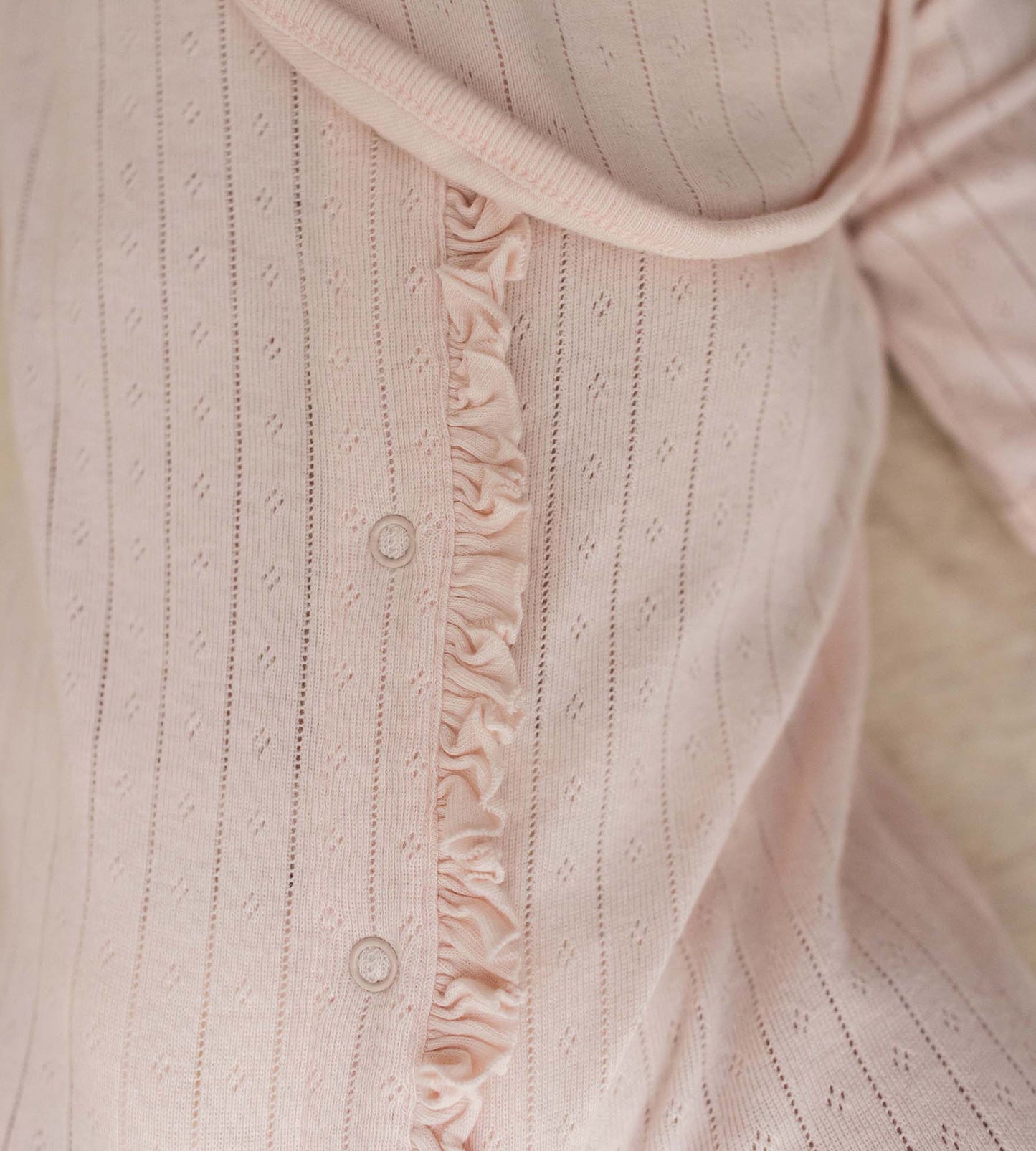 Organic Cotton Jumpsuit, Bib & Hat 3 Piece Set - Ranunculus