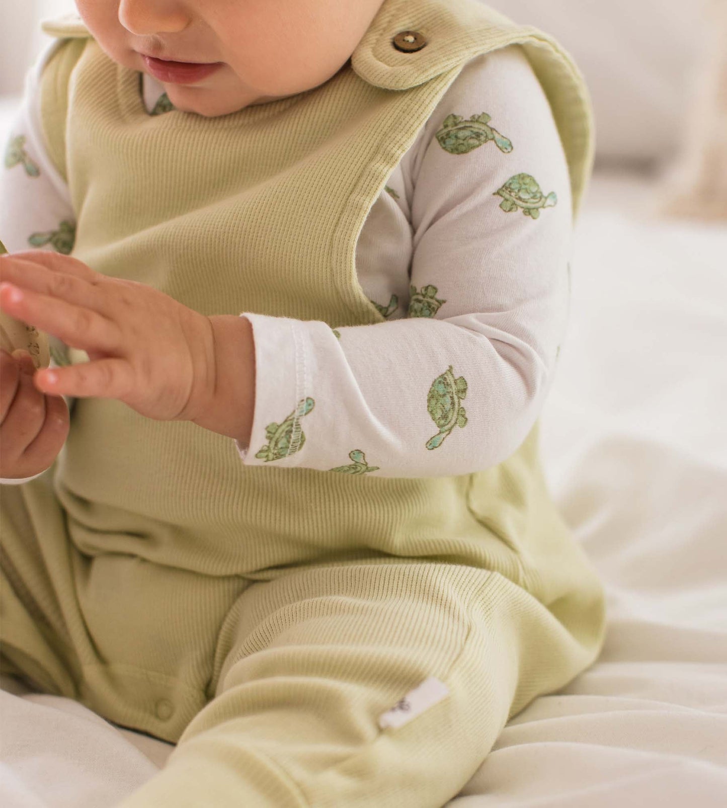 Tortoise Baby Jumpsuit & Bodysuit Set