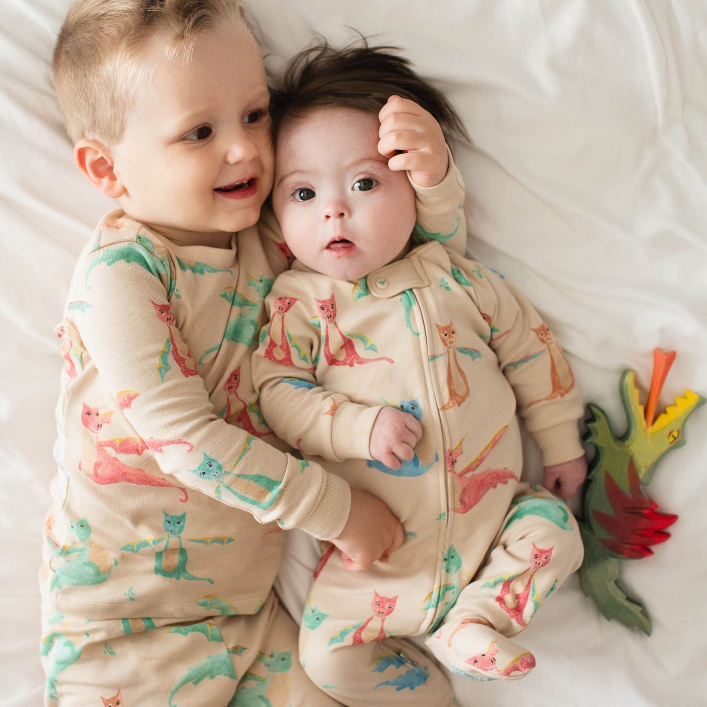 Mystical Dragons Organic Two-Piece Pajamas