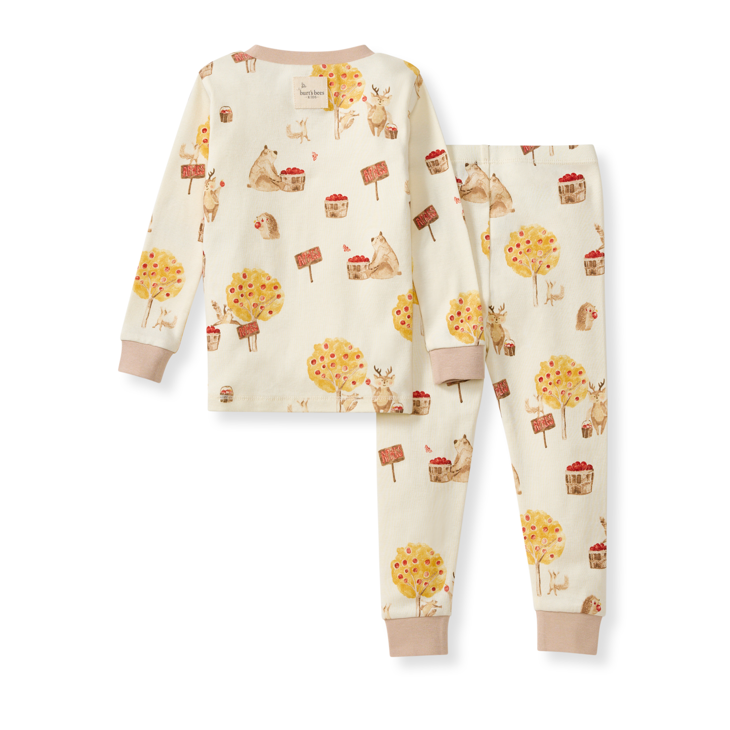 Apple Season Organic Two-Piece Pajamas