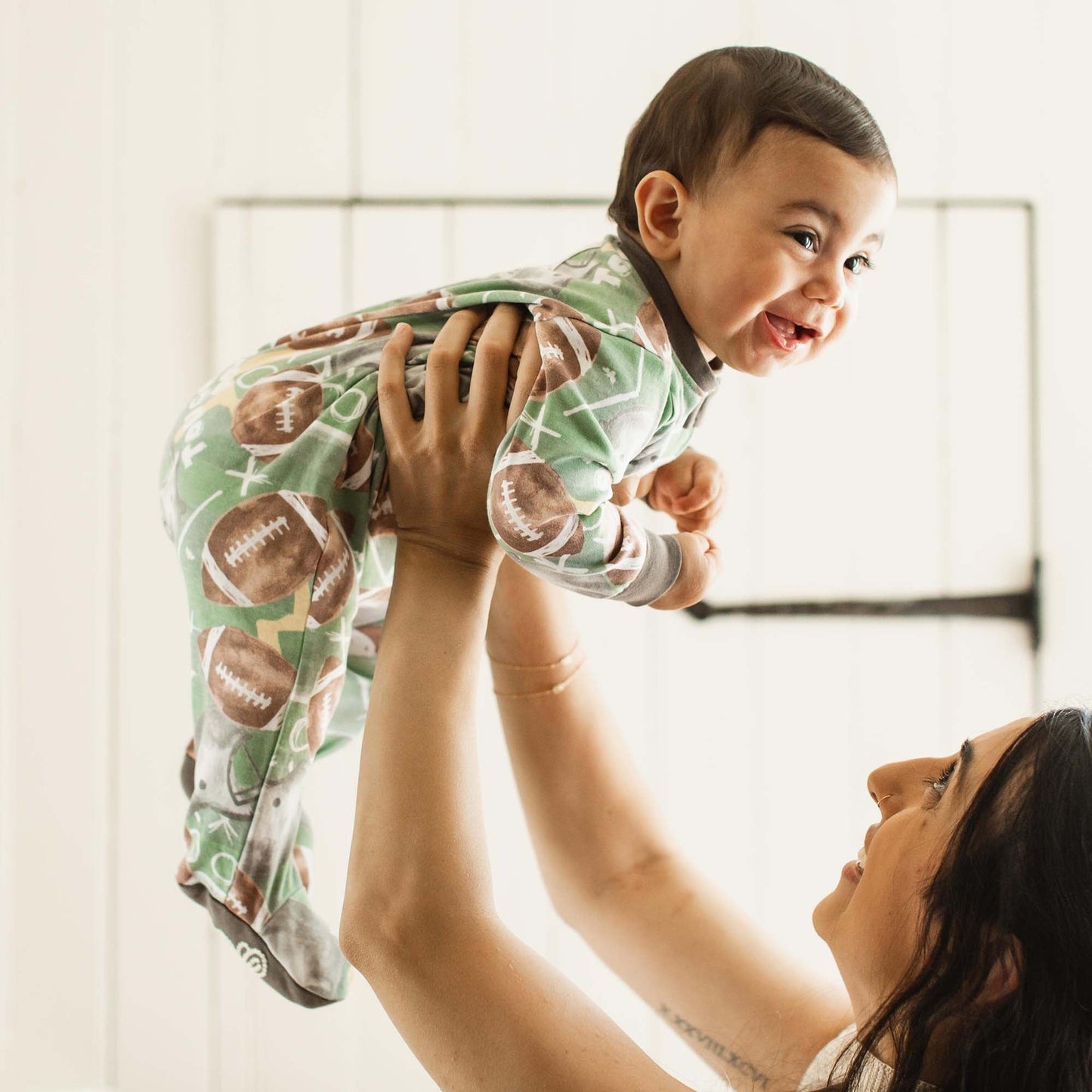 Touchdown Organic Two-Piece Pajamas