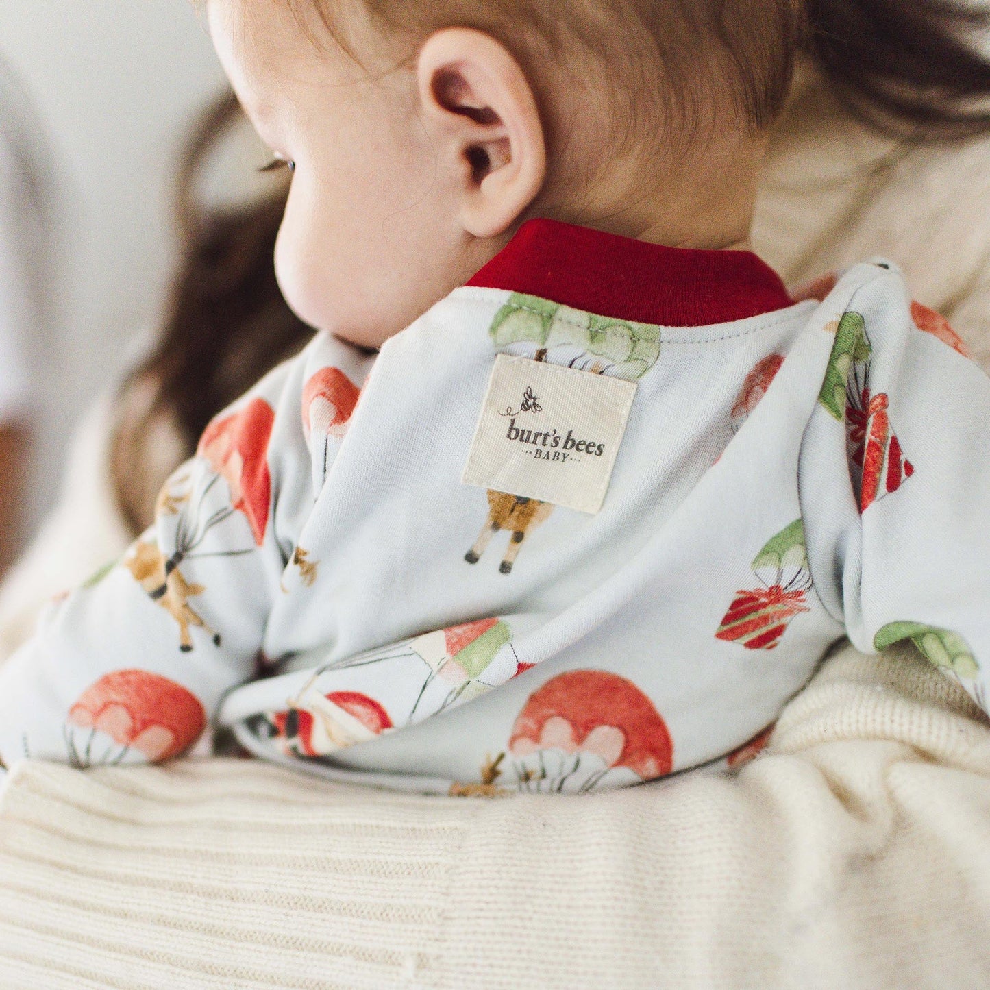 Santa In The Sky Two-Piece Pajamas