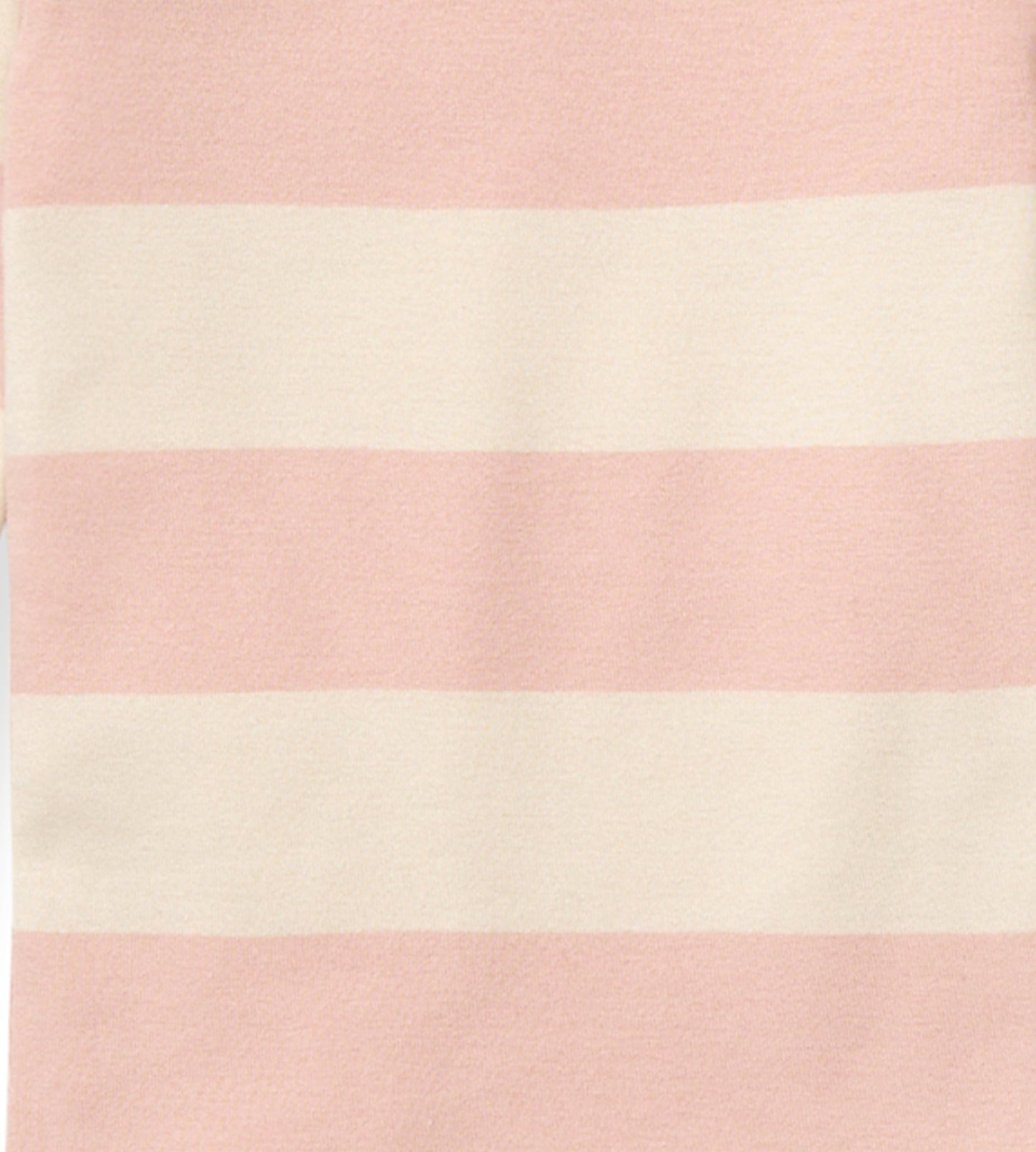 Rugby Stripe Organic Cotton Sleep & Play - Pink Sand