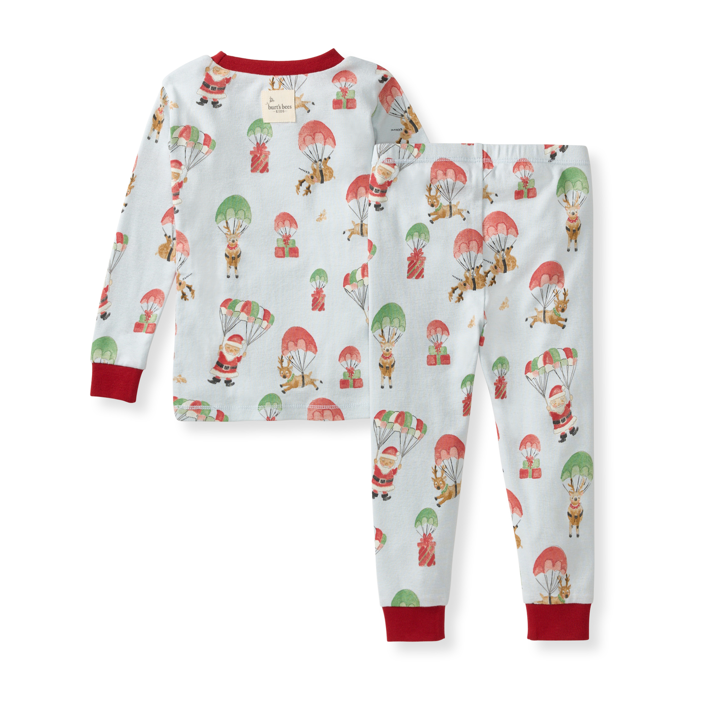 Santa In The Sky Two-Piece Pajamas