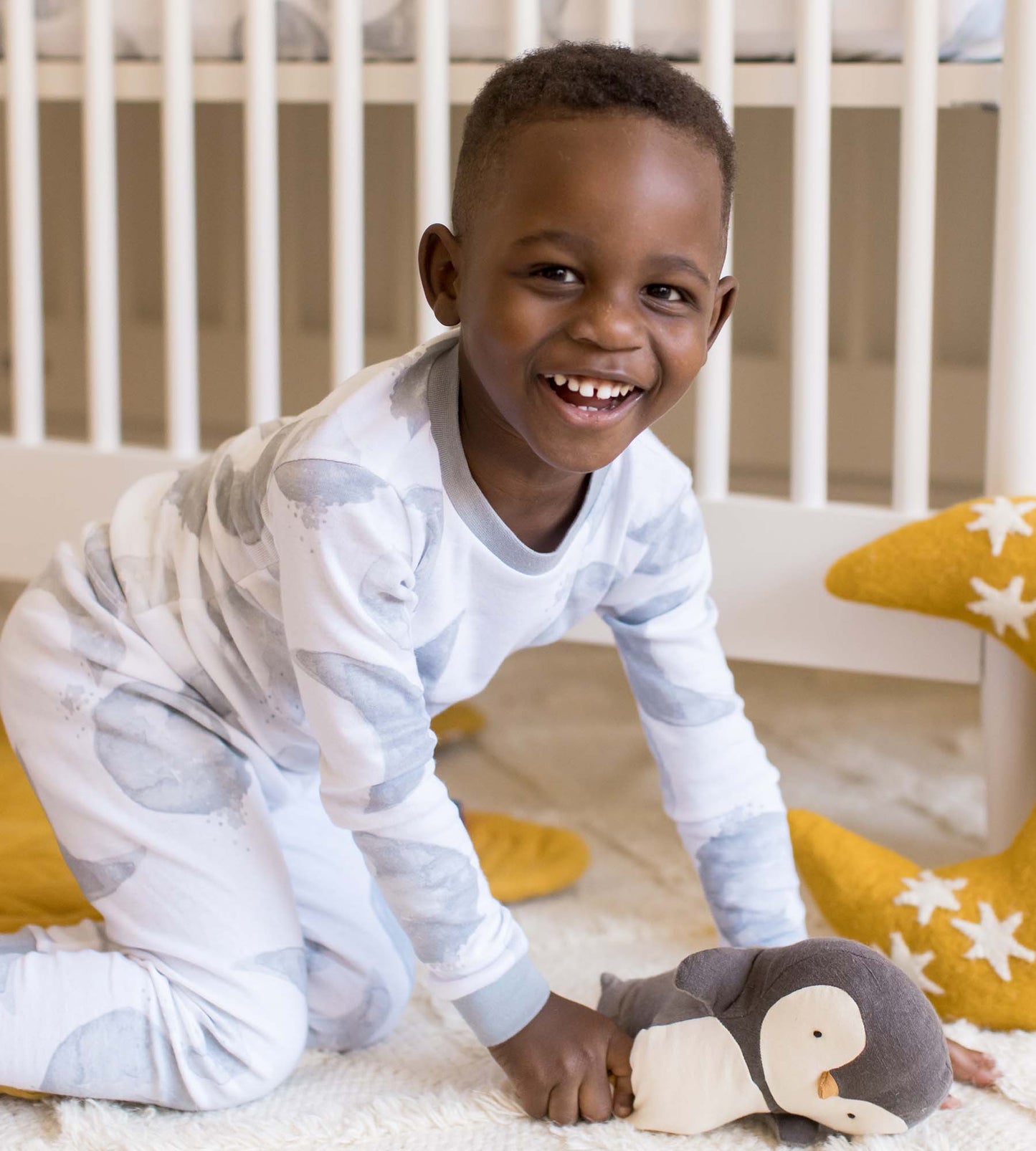 Hello Moon Organic Cotton Two-Piece Pajamas