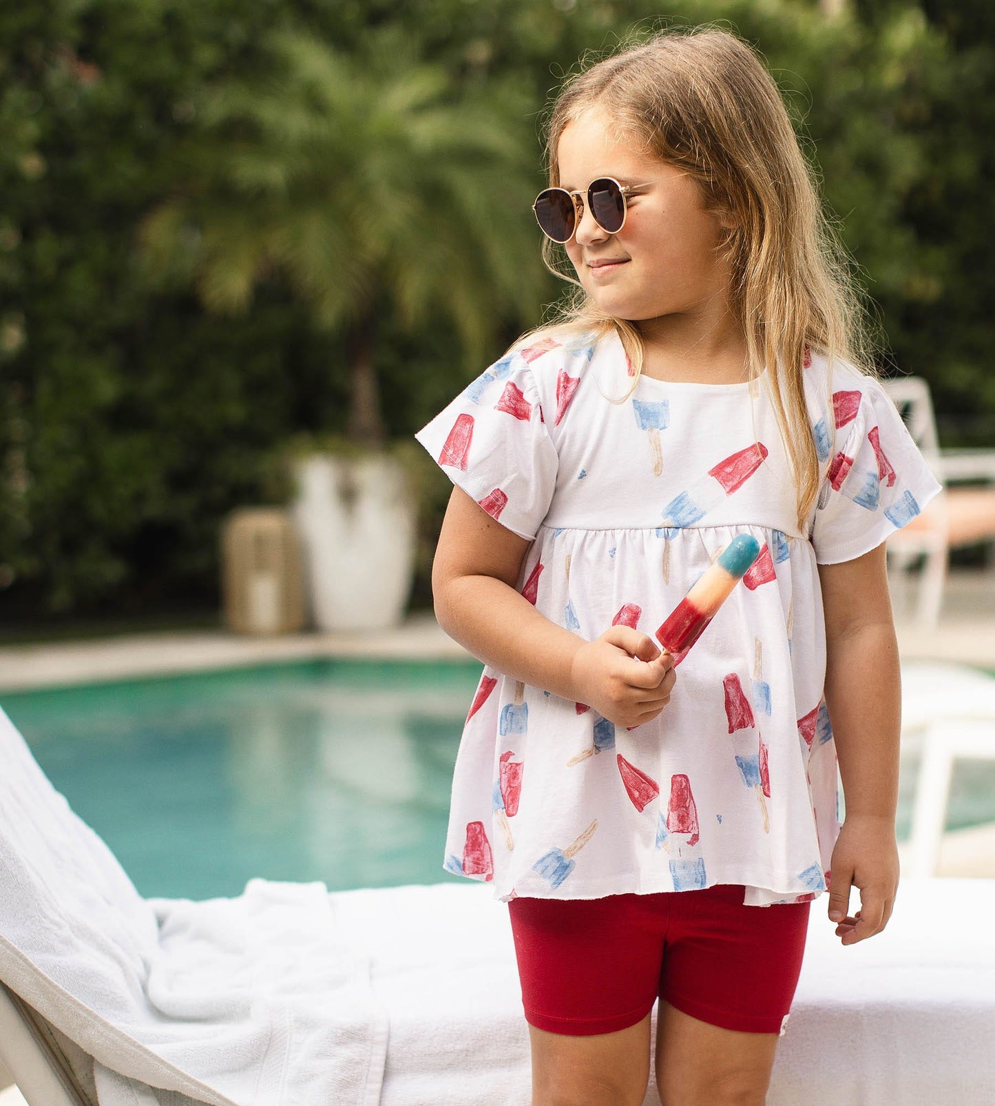 Rocket Pop Girl Dress & Shorts Set