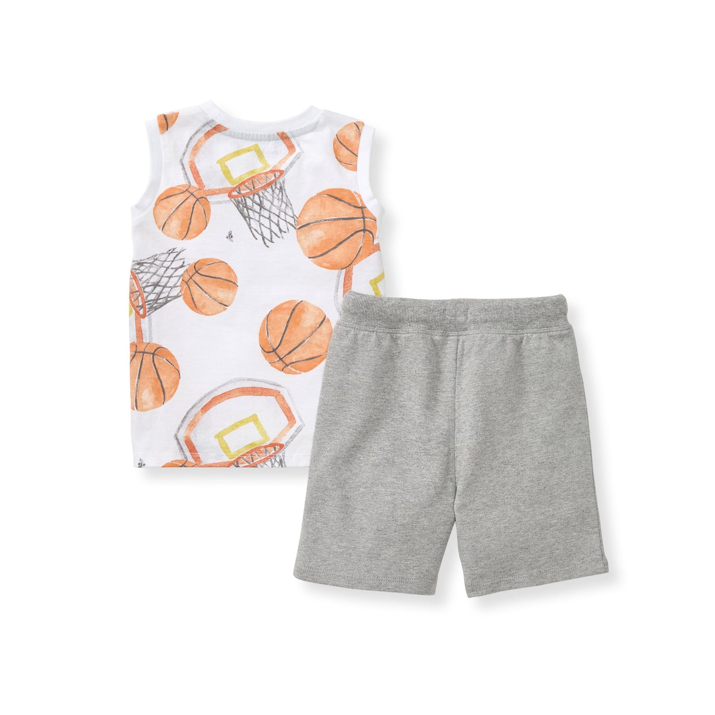 Basketball Organic Tank Top & Shorts Set