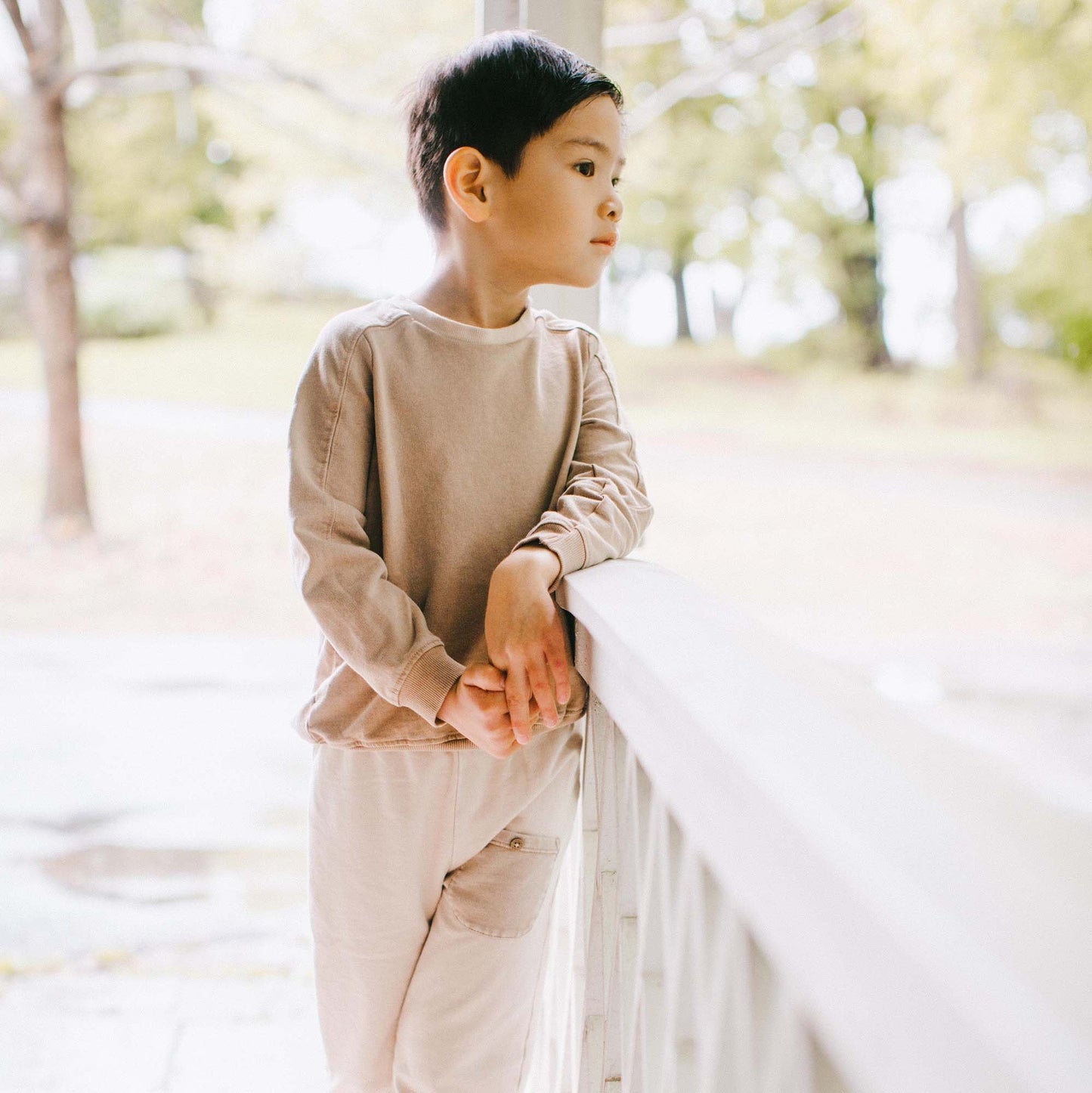Acid Wash Sweatshirt & Pants Set