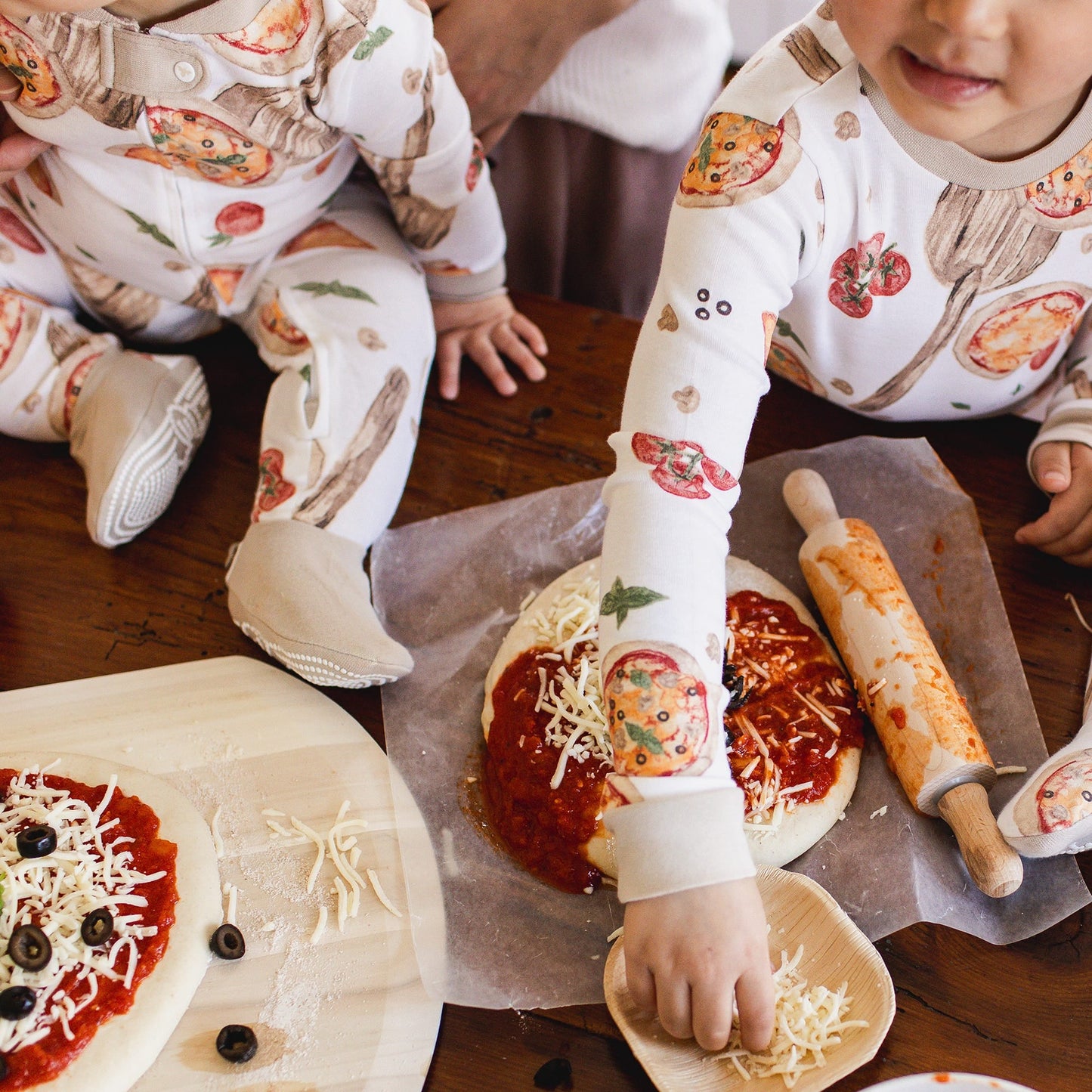 Brick Oven Pizza Organic Two-Piece Pajamas