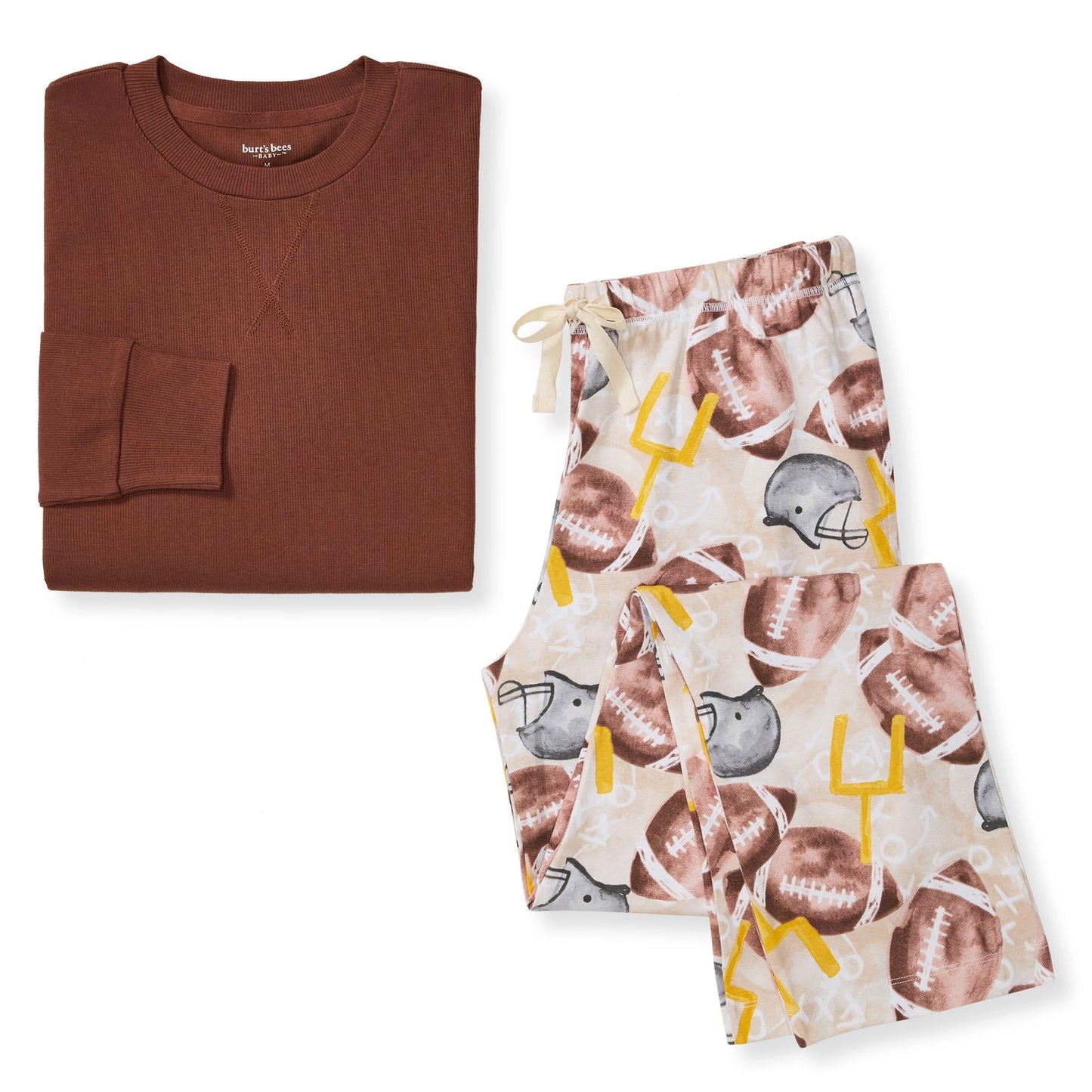 Football Season Organic Matching Men's Pajamas