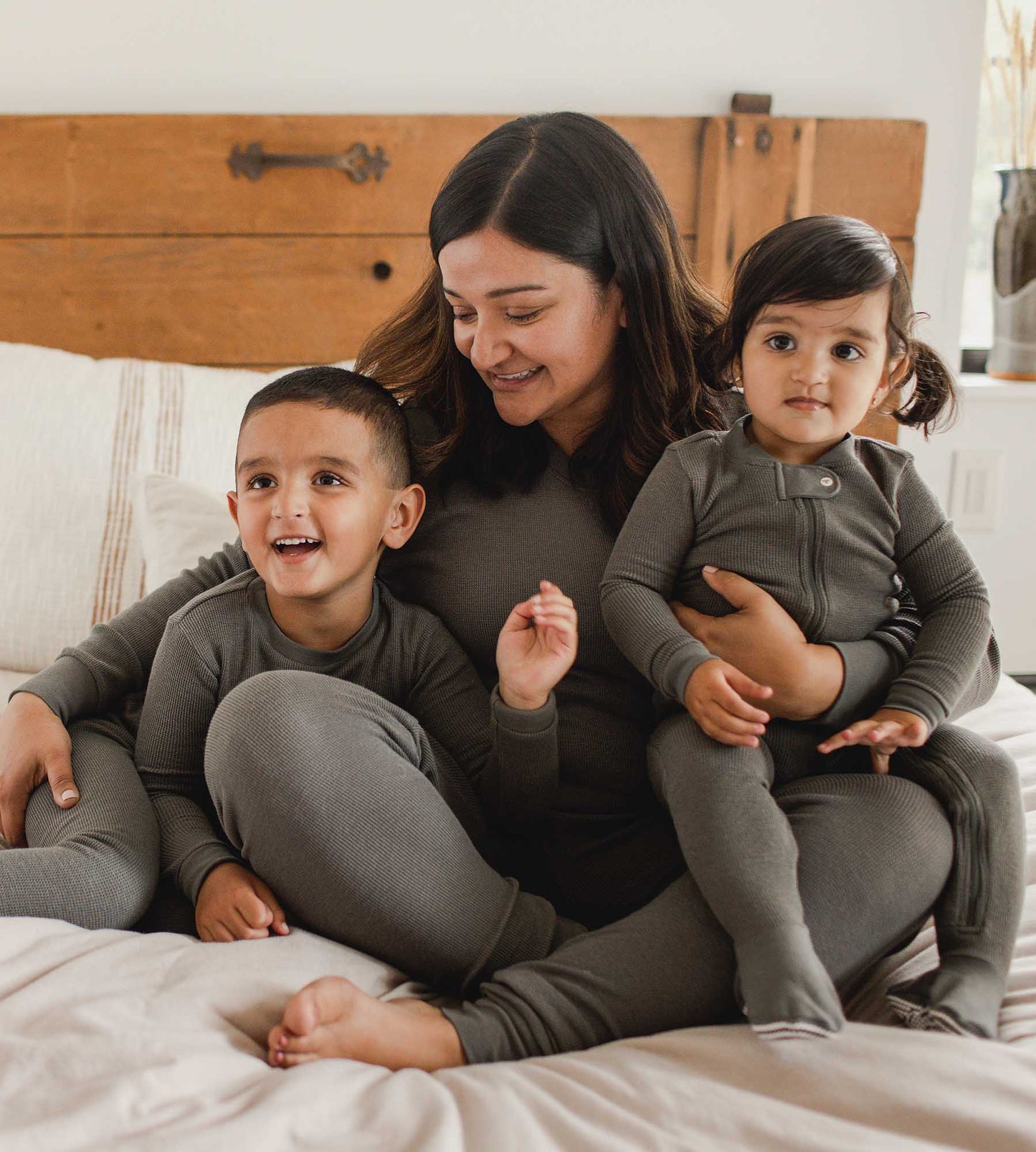 Honeysoft™ Mommy & Me Matching Waffle Thermal Pajamas