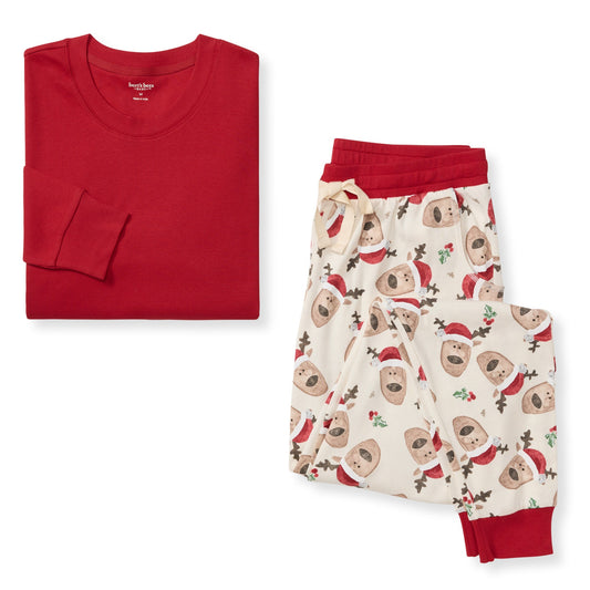 Guide My Sleigh Matching Organic Cotton Women's Pajamas