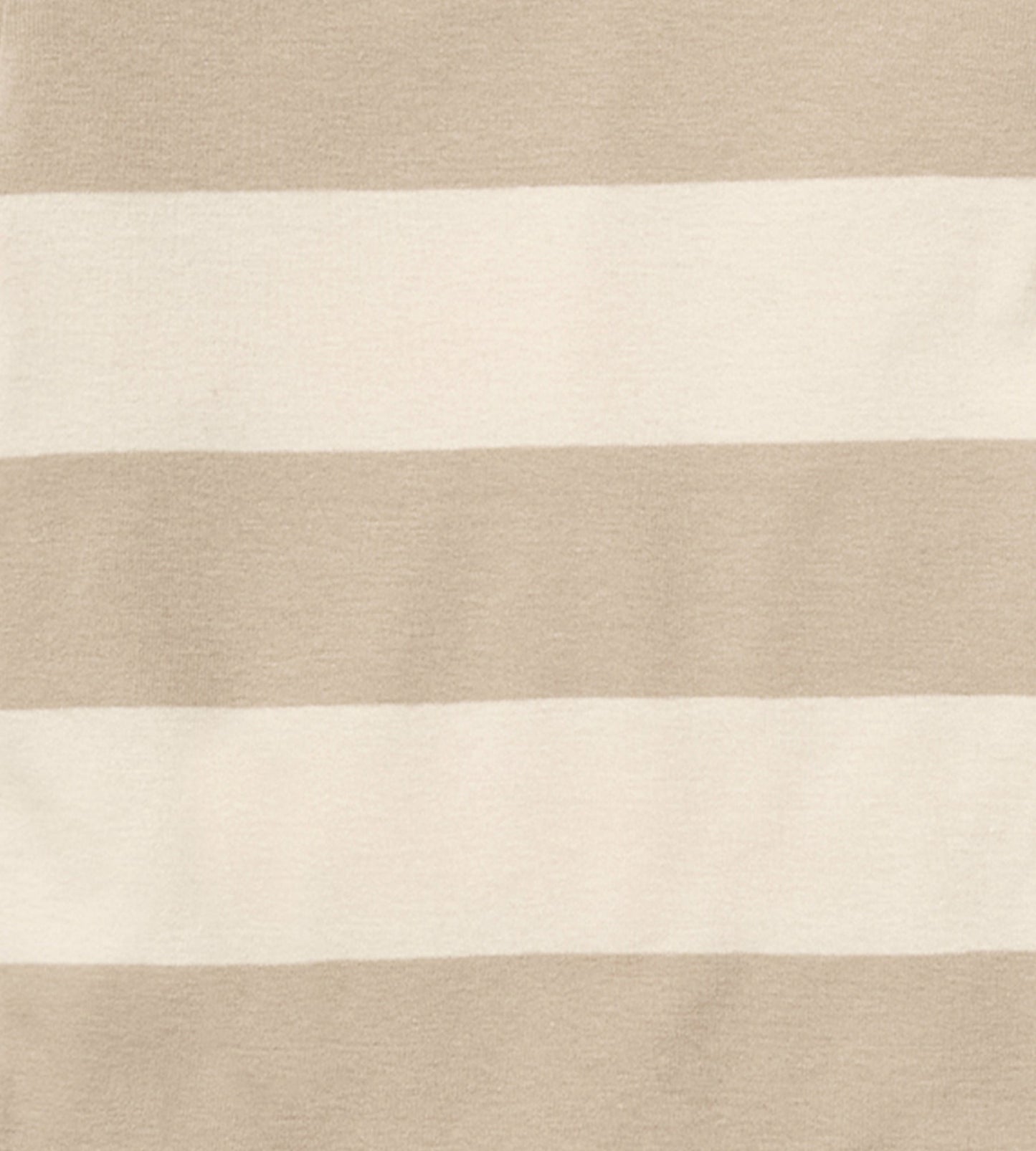 Mommy & Me Rugby Stripe Organic Cotton Sleeper - Oat