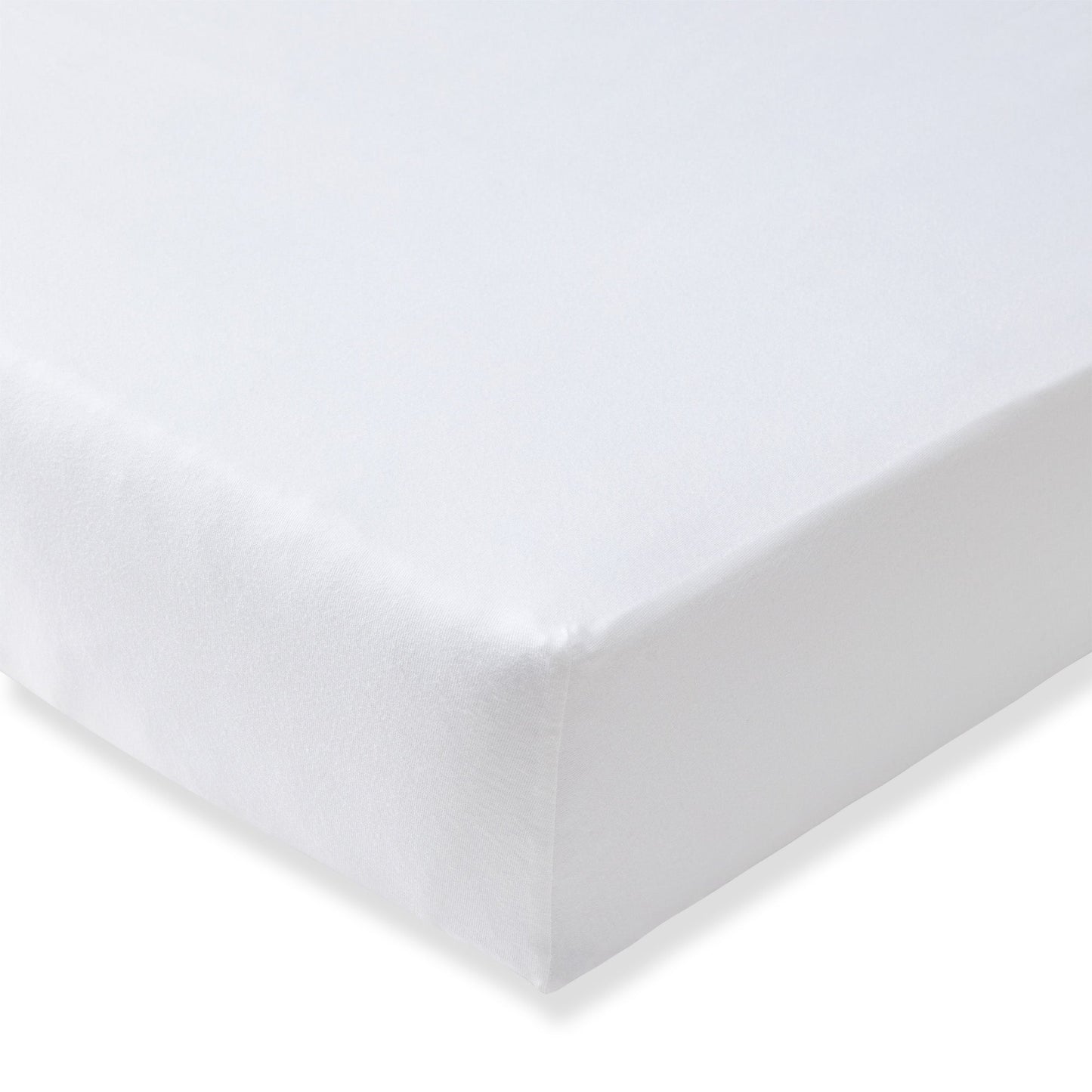 Solid Organic Cotton BEESNUG® Fitted Crib Sheet - Cloud