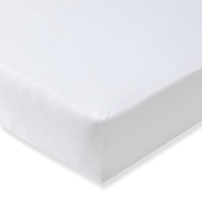 Solid Organic Cotton BEESNUG® Fitted Crib Sheet - Cloud