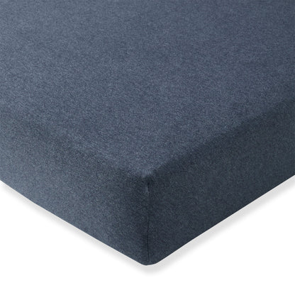 Solid Organic Cotton BEESNUG® Fitted Crib Sheet - Nightfall