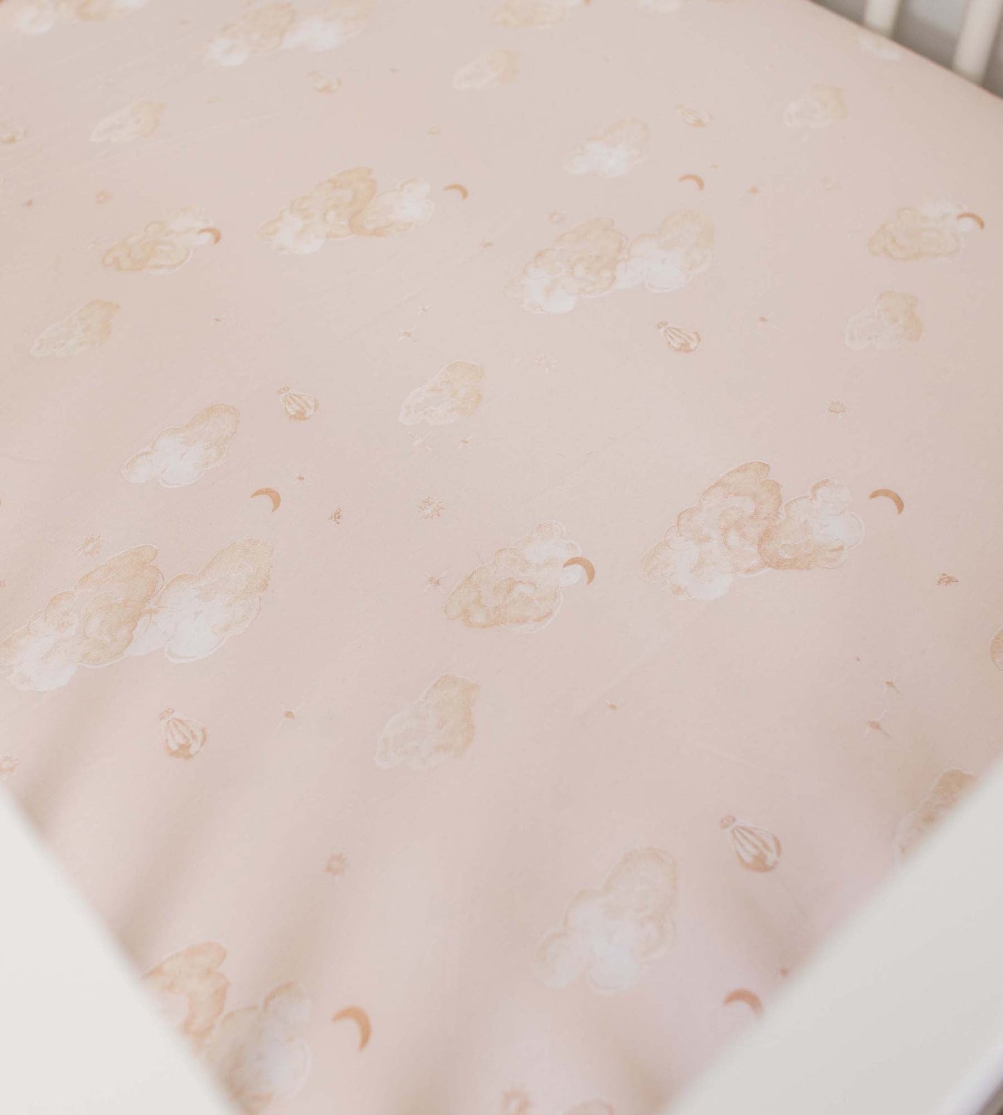 Good Night Sky Organic Cotton Crib Sheets Set of 2 - Ranunculus