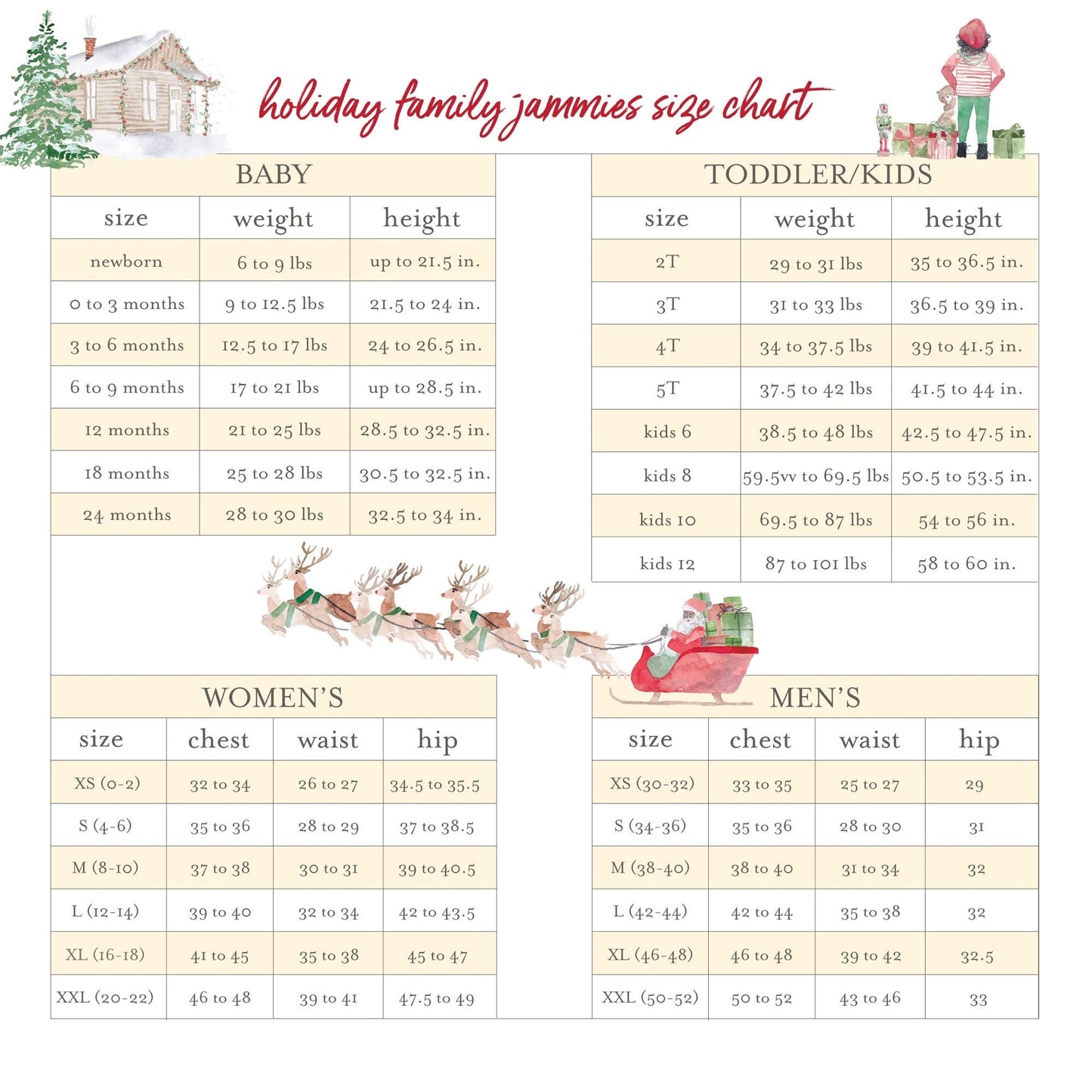 Santa's Workshop Organic Cotton Matching Family Pajamas