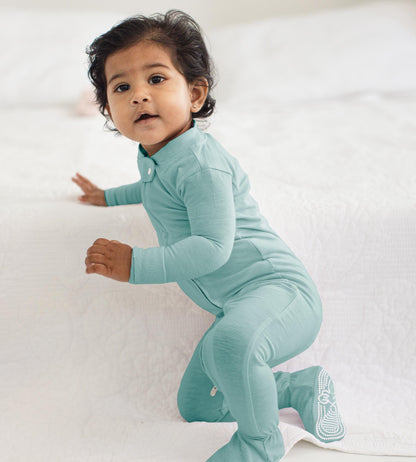 Honeysoft™ Two-Piece Pajamas - Seaglass Blue