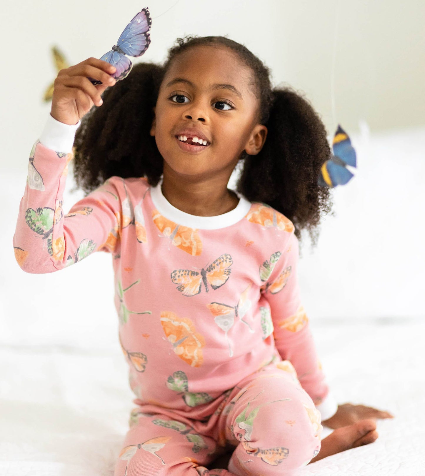 Desert Moths Organic Cotton Girl Sleep & Play