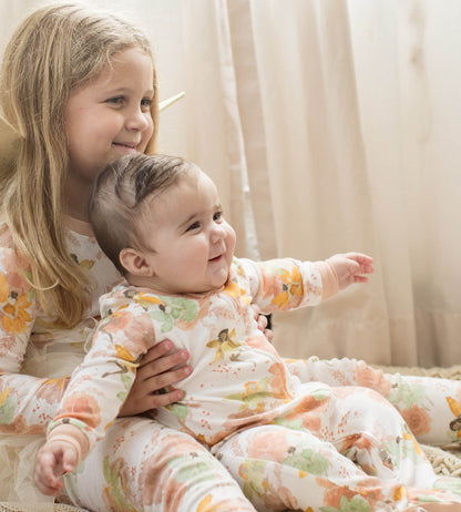 Fairy Floral Organic Cotton Girl Sleep & Play - 2 Pack