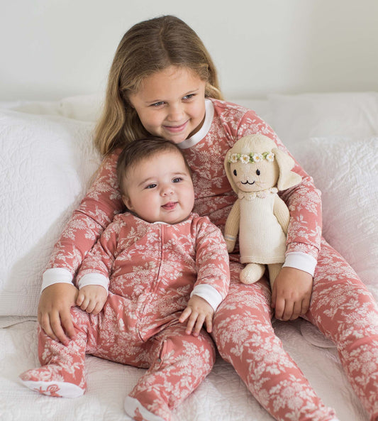 Vibrant Garden Organic Cotton 2-Piece Pajamas
