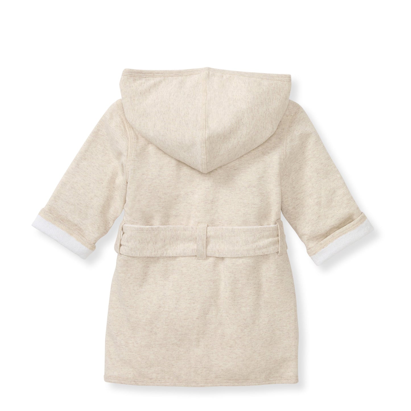Organic Cotton Knit Terry Hooded Robe