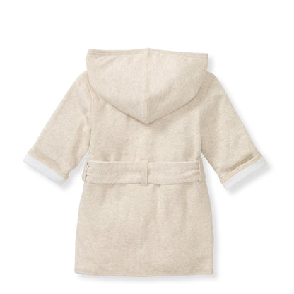 Organic Cotton Knit Terry Hooded Robe