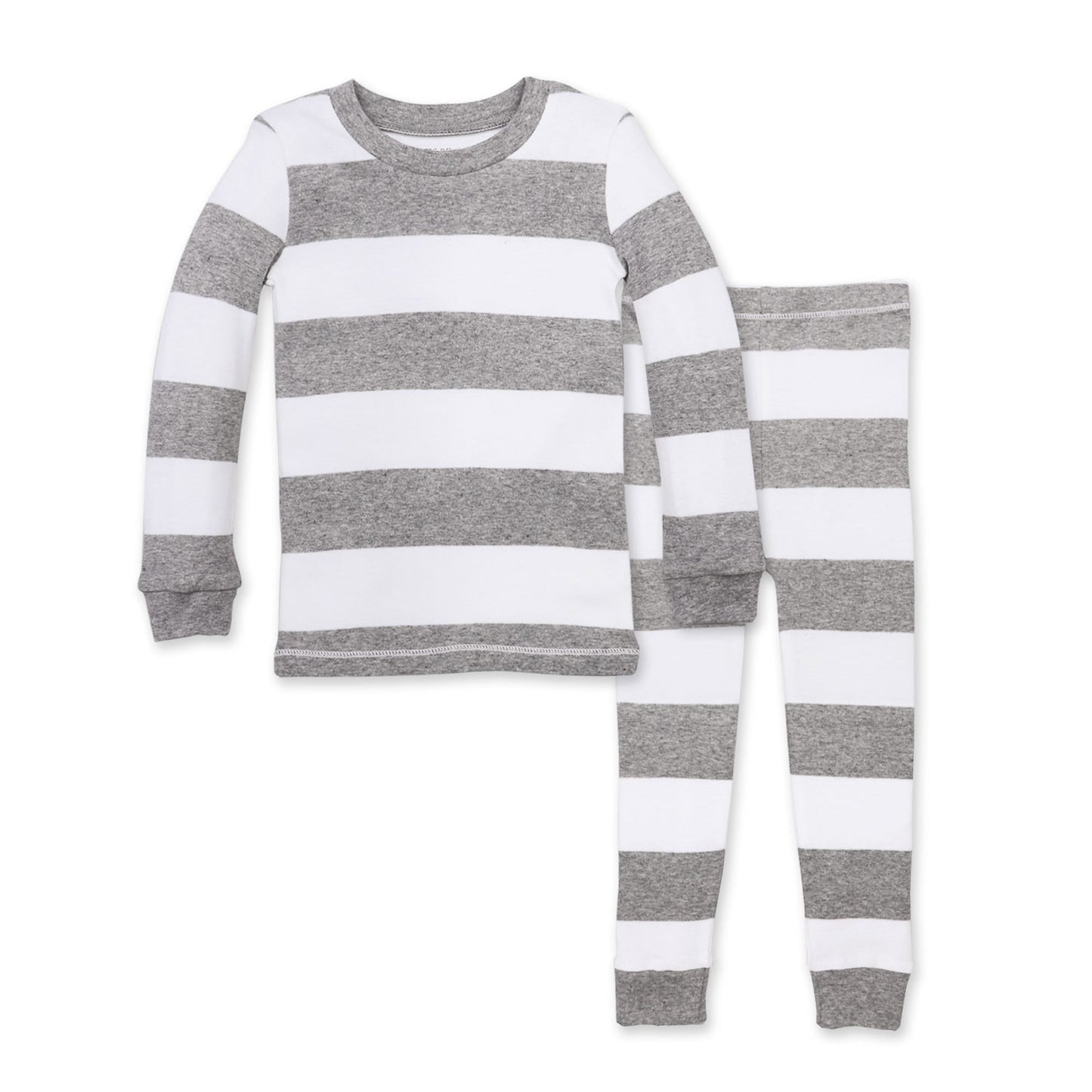 Rugby Stripe Organic Cotton Snug Fit Pajamas
