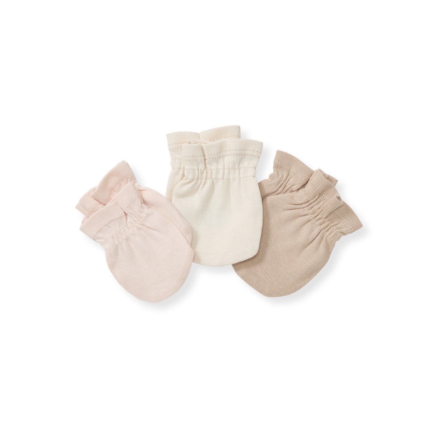 Organic Cotton Baby Mittens 3 Pack - Ranunculus