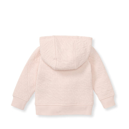 Organic Cotton Quilted Bee Baby Jacket - Ranunculus