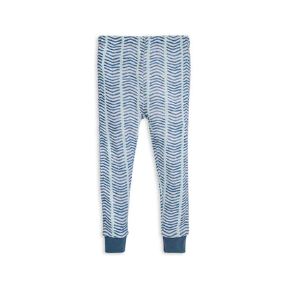 Watercolor Chevron Organic Cotton Snug Fit Pajamas