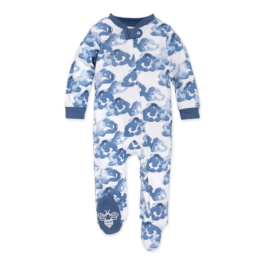 Moonlight Clouds Organic Cotton Footed Sleep & Play