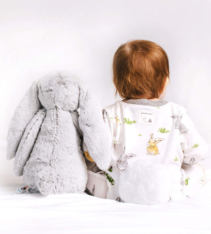 Bunny Trail Organic Cotton Loose Fit Footed Sleep & Play