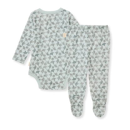 Starry Chalet Bodysuit & Pant Set - Cloudy