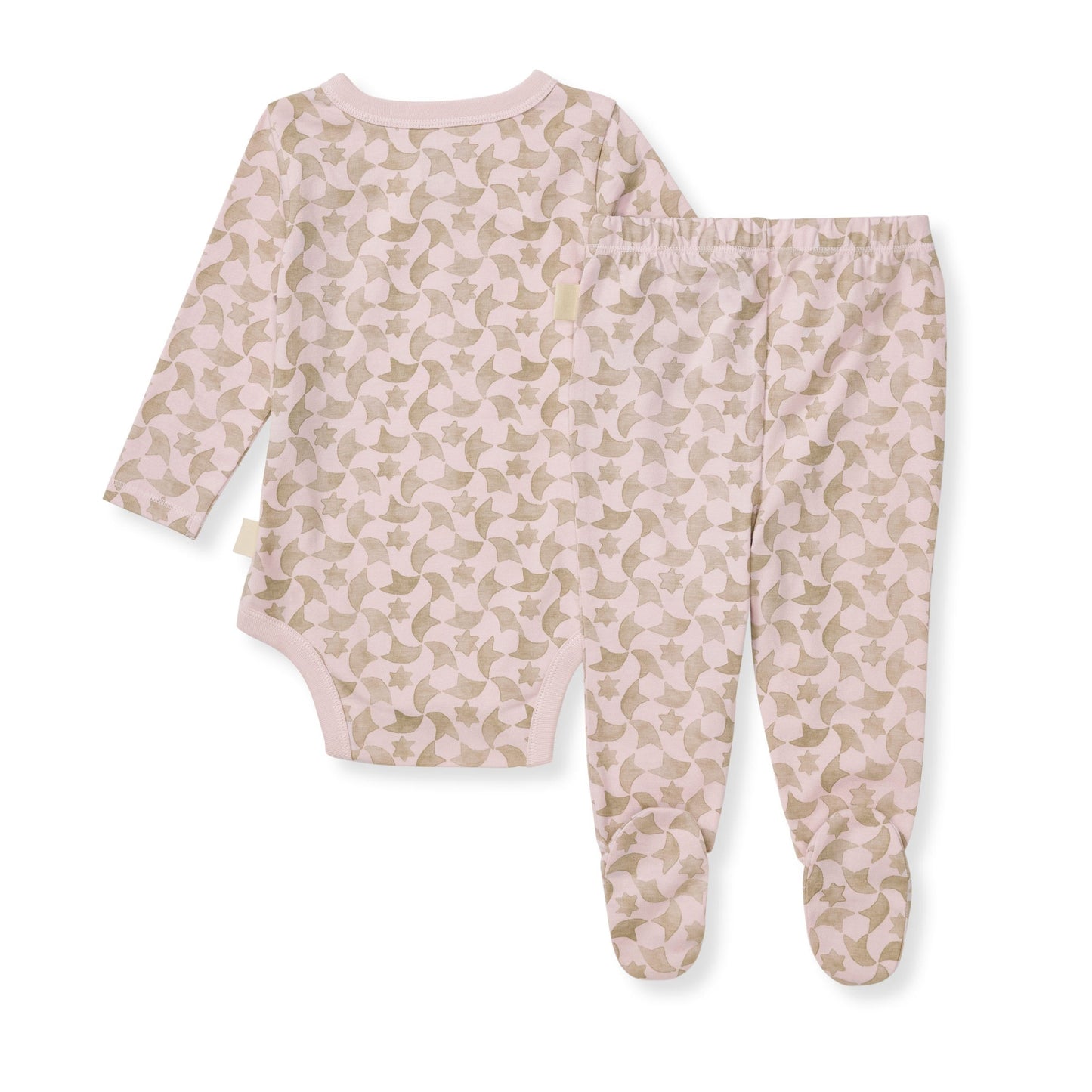 Starry Chalet Bodysuit & Pant Set - Chalky Pink