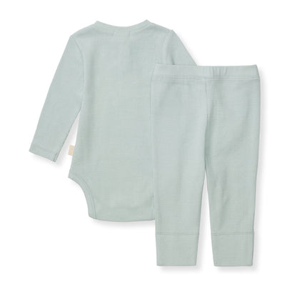 Thermal Baby Boy Bodysuit & Pant Set