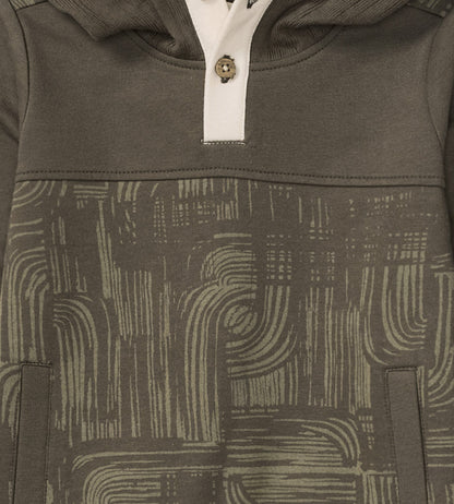 Abstract Waterfalls Organic Sweatshirt and Pants Set