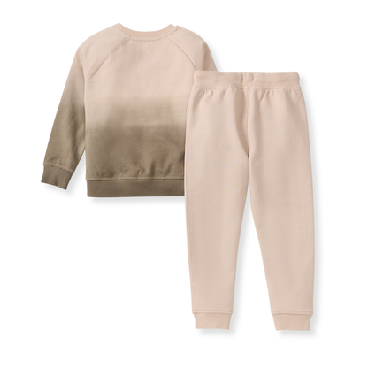 Dip Dye Boy Sweatshirt & Pants Set