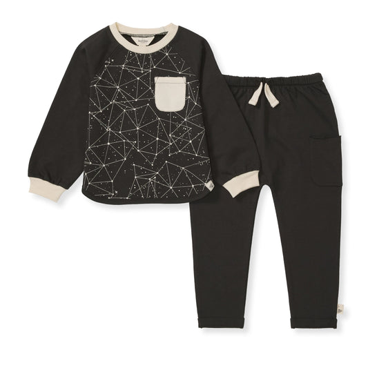 Look Up Organic Boy Shirt and Pants Set