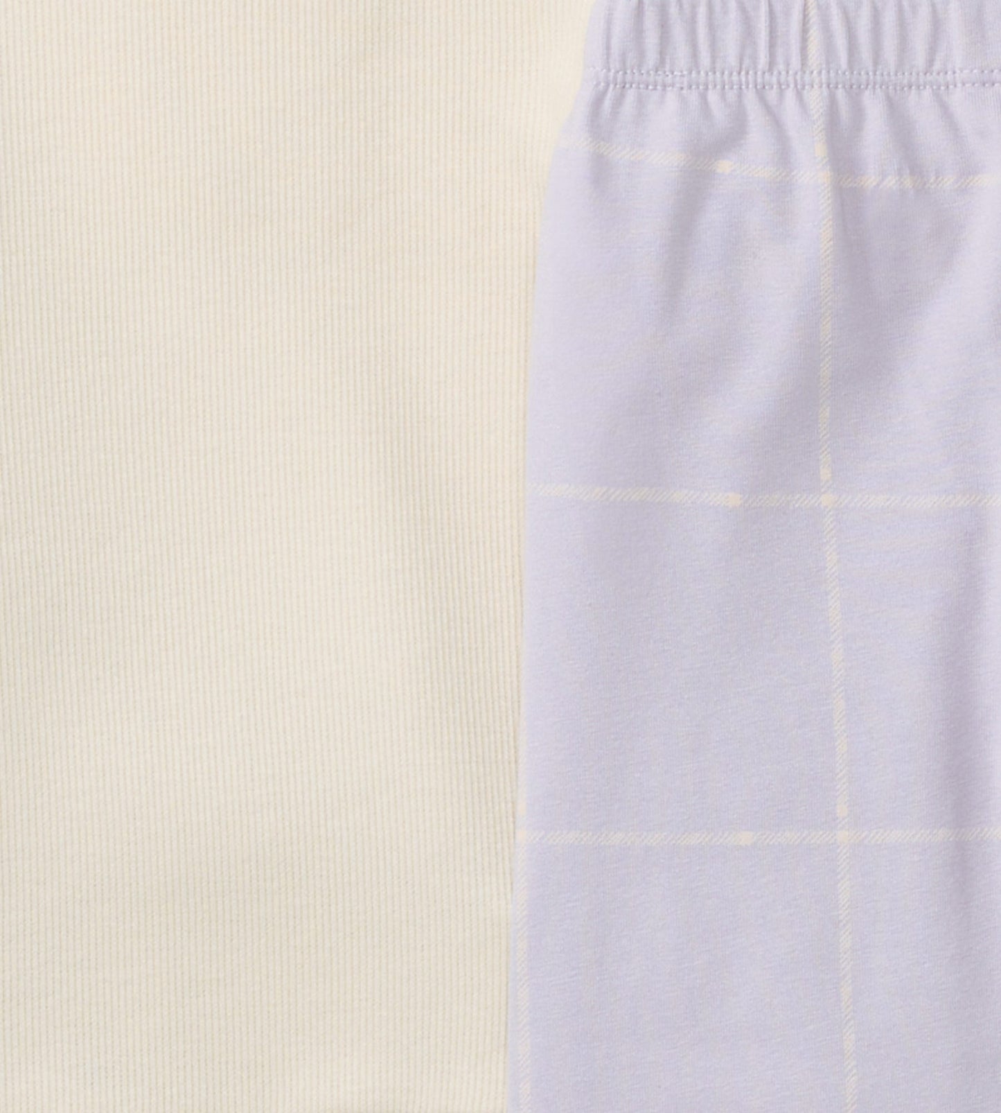 Organic Cotton Ribbed Top and Pants Set